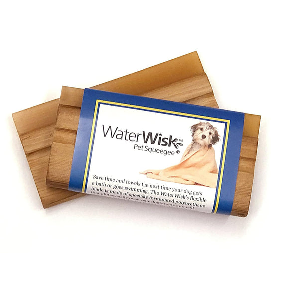 EquiGroomer WaterWisk 5-Inch Rubber Squeegee Brush – Fast-Drying, Gentle Water Removal Tool