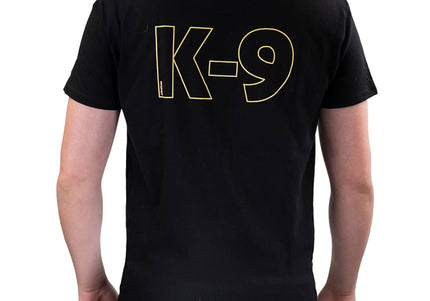 Julius-K9 T-Shirt Unit Black – Cotton Trainer’s Tee, Comfortable Medium Size