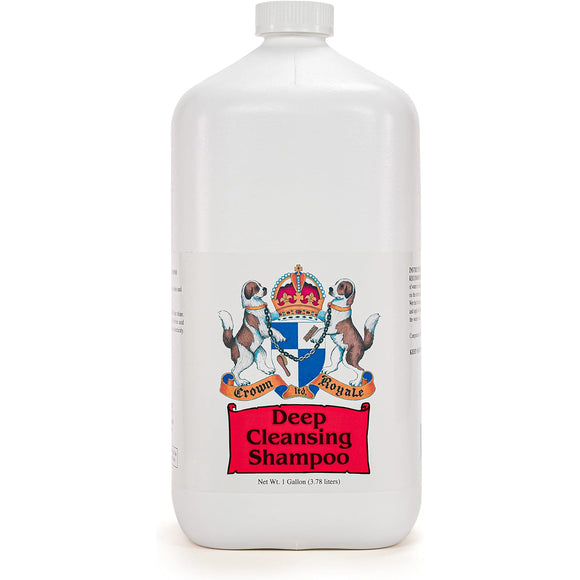 Crown Royale Deep Cleansing Shampoo – Revitalizing Formula, 3.8L, Intense Coat Renewal