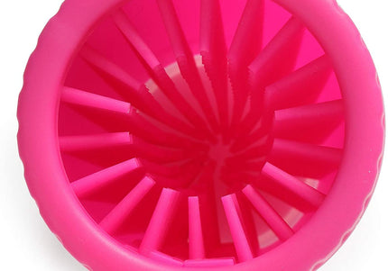 Dexas Mudbuster Paw Cleaner Small – Silicone Cleaning Cup, Compact Size, Fuchsia Color