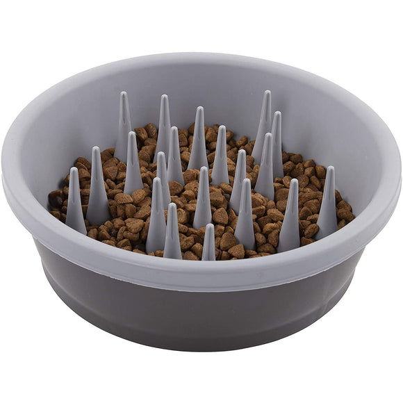 Dexas Slow Feeder Bowl 1420ml – Blue, Durable Design with Anti-Gulping Feature