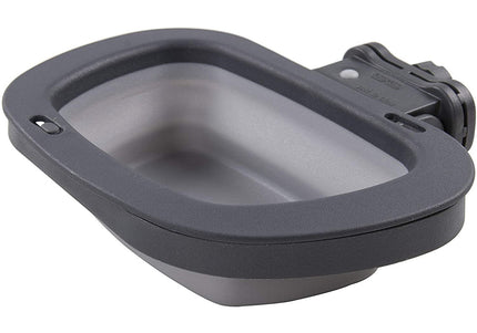 Dexas Collapsible Kennel Bowl Large 590ml – Foldable Silicone Design, Blue, Space-Saving Utility