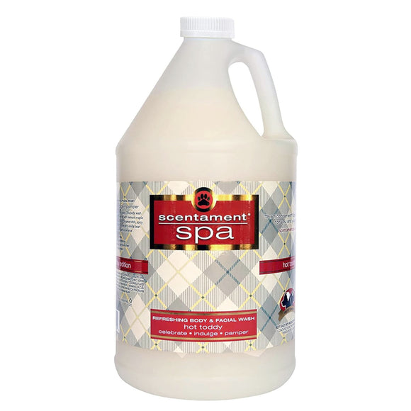 Best Shot Spa Hot Toddy Facial & Body Wash – Concentrated Relaxing Cleanser, Spicy Cinnamon Rum Aroma, 3.8L