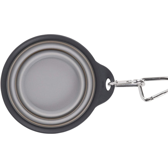 Dexas Collapsible Travel Cup Large 473ml – Foldable Silicone Bowl, Durable and Portable, Fuchsia