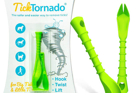 Zenpet Tick Tornado Tick Removal Hooks – Durable Dual-Size Set for Safe Extraction, 2 Pieces