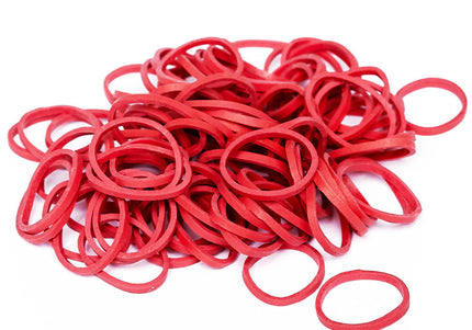 Paw Marks Latex Wrapping Bands 16mm – Super Durable Large Hair Curlers, 1500 Sky Blue Pieces