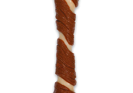 Nylabone Extreme Porkhide Bone L – Bacon and Peanut Butter Flavored Durable Dog Chew