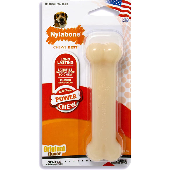 Nylabone Extreme Original Bone – Durable Chicken-Flavored Chew, Medium Size