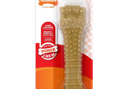 Nylabone Extreme Dura Chew Peanut Butter Bone – Durable Large Chew Toy with Long-Lasting Flavor
