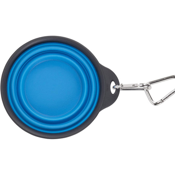 Dexas Collapsible Travel Cup Large 473ml – Foldable Silicone Bowl, Durable and Portable, Fuchsia