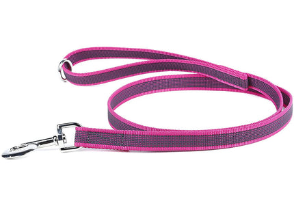 Julius K9 Color & Gray Supergrip Leash – Black, 2x120cm, Anti-Slip with Handle and Ring