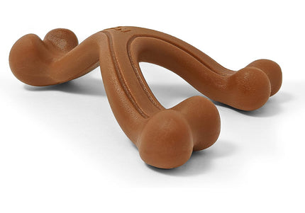 Nylabone Extreme Wishbone Bison Chew – Durable Large Dog Toy with Realistic Bison Flavor