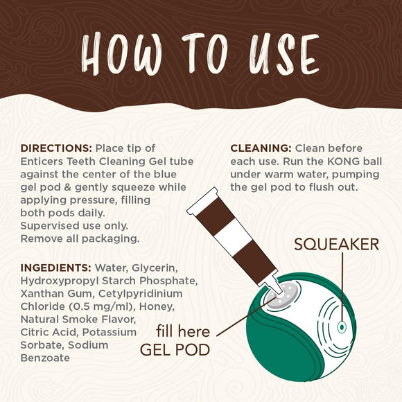 TropiClean Enticers Teeth Cleaning Gel Refills – 3x15ml Set, Effective Oral Hygiene Supplement