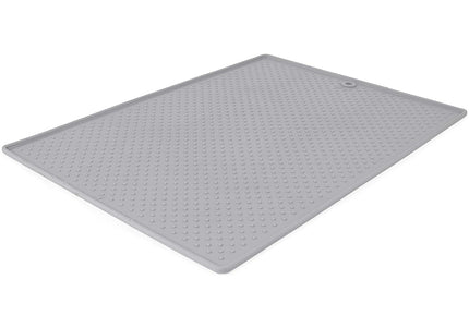 Dexas Grippmat L Silicone Feeding Mat – Large Non-Slip Surface, 60x43cm, Graphite