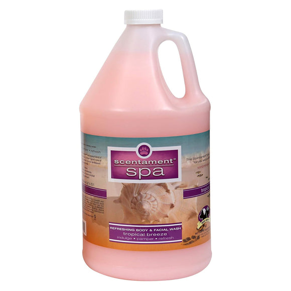 Best Shot Spa Tropical Breeze Facial and Body Wash – Relaxing Concentrate with Natural Fruit Extracts, 1:10 Dilution