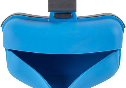 Dexas Pooch Pouch Silicone Treat Holder – Innovative Comfortable Design, Blue