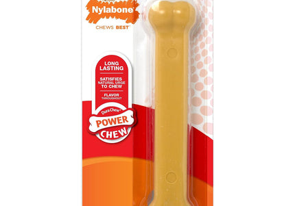 Nylabone Extreme Dura Chew Peanut Butter Bone – Durable Large Chew Toy with Long-Lasting Flavor