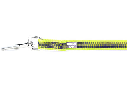 Julius K9 Color & Gray Supergrip Leash 2x220cm – Removable Anti-Slip Black Lead, Durable Design