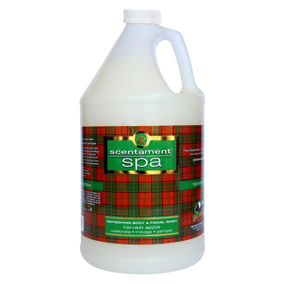 Best Shot Spa Harvest Apple Facial & Body Wash – Concentrated Relaxing Cleanser, Spicy Apple Cedar Aroma, 3.8L