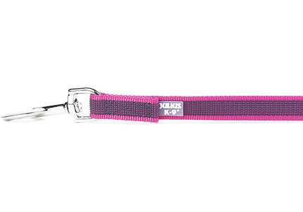 Julius K9 Color & Gray Supergrip Leash – Black, 2x120cm, Anti-Slip with Handle and Ring