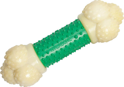 Nylabone Extreme Double Action Chew – Varied Texture, Bacon and Mint Flavor, Medium Size