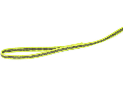Julius K9 Color & Gray Supergrip Leash – Anti-Slip Neon Yellow, 120cm x 14mm, Ergonomic Handle