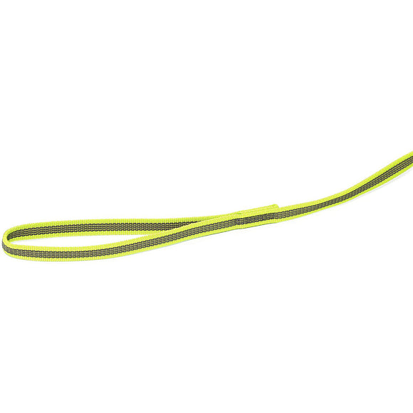 Julius K9 Color & Gray Supergrip Leash – Anti-Slip Neon Yellow, 120cm x 14mm, Ergonomic Handle