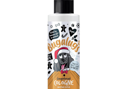 Bugalugs Gingerbread Cologne Christmas Edition 200ml – Festive Perfumed Spray with Warm Gingerbread Scent