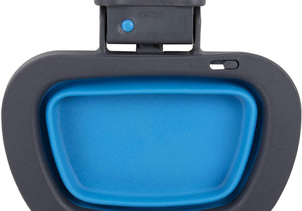 Dexas Collapsible Kennel Bowl Large 590ml – Foldable Silicone Design, Blue, Space-Saving Utility