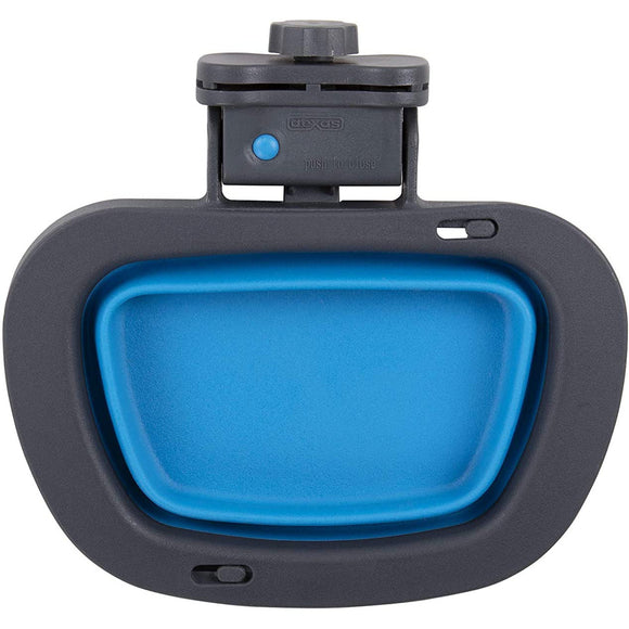 Dexas Collapsible Kennel Bowl Large 590ml – Foldable Silicone Design, Blue, Space-Saving Utility