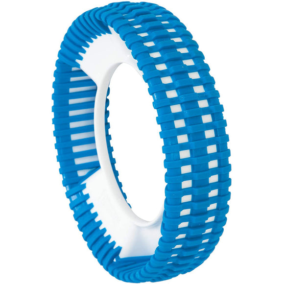 Chuckit! Rugged Fetchwheel 20cm – Durable Floating Ring Toy, Blue, Long-Lasting Design