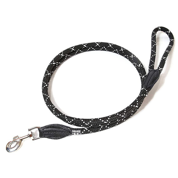 Julius-K9 Rope Leash – 200cm Durable Lead with Leather Finish, 12mm Thick