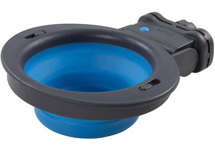 Dexas Collapsible Kennel Bowl Small 240ml – Durable Silicone, Space-Saving Design, Blue