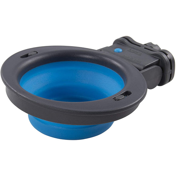 Dexas Collapsible Kennel Bowl Small 240ml – Durable Silicone, Space-Saving Design, Blue