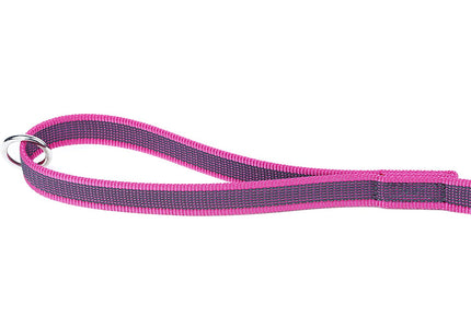 Julius K9 Color & Gray Supergrip Leash – Black, 2x120cm, Anti-Slip with Handle and Ring