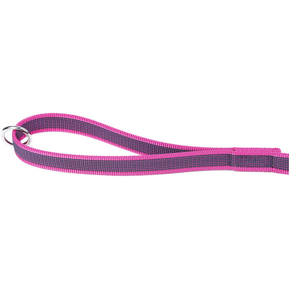 Julius K9 Color & Gray Supergrip Leash – Black, 2x120cm, Anti-Slip with Handle and Ring