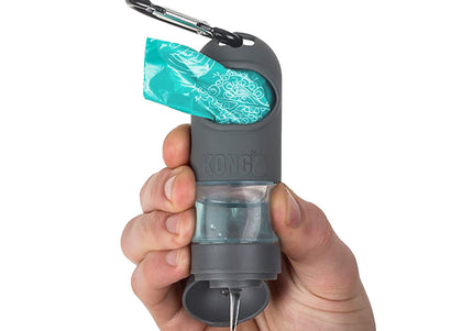 KONG Mini HandiPOD Interchangeable Starter Kit – Compact Bag Dispenser with Disinfectant and Flashlight