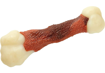 Nylabone Extreme Femur Bone Beef – Real Bone-Shaped Chew, Beef Scent, XL Durable Treat