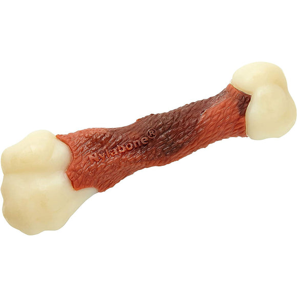 Nylabone Extreme Femur Bone Beef – Real Bone-Shaped Chew, Beef Scent, XL Durable Treat