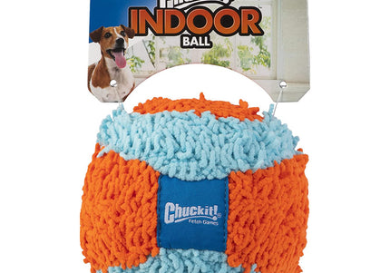 Chuckit! Indoor Ball 12cm – Soft Lightweight Toy, Quiet Bounce for Indoor Play