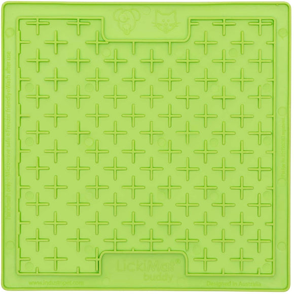 LickiMat Classic Buddy Cat Licking Mat – Soft Textured Silicone, Purple, Calming Enrichment