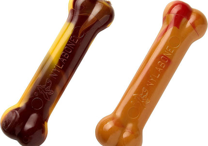 Nylabone Extreme Bone Twin Pack – Durable Chew Set, Beef, Cheese, and Apple Flavors