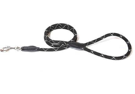 Julius-K9 Rope Leash – 200cm Durable Lead with Leather Finish, 12mm Thick