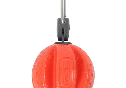 Dexas Off-Leash Floating Ball – Durable Water Toy with Carabiner Attachment, High-Visibility Design