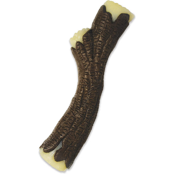 Nylabone Extreme Wooden Stick – Durable Bacon-Scented Safe Fetch Toy, Medium Size