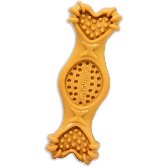 Nylabone Extreme Fill It Chew Bone Medium – Durable Peanut Butter Flavor Treat Toy