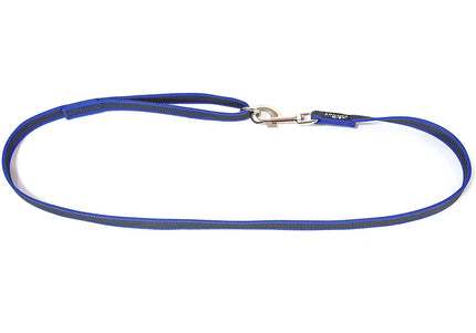 Julius K9 Color & Gray Supergrip Leash – Black, 2x120cm, Anti-Slip with Handle and Ring
