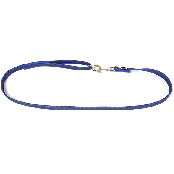 Julius K9 Color & Gray Supergrip Leash – Black, 2x120cm, Anti-Slip with Handle and Ring