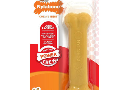 Nylabone Extreme Dura Chew Peanut Butter Bone – Durable Large Chew Toy with Long-Lasting Flavor