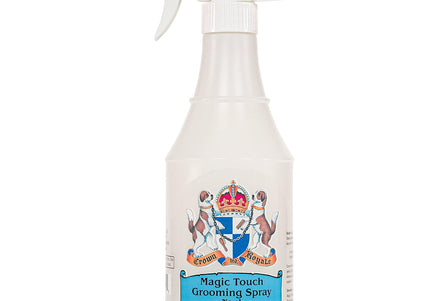 Crown Royale Magic Touch Formula 1 RTU Antistatic Gloss Spray – 473ml, Gentle Shine for Thin Delicate Coats